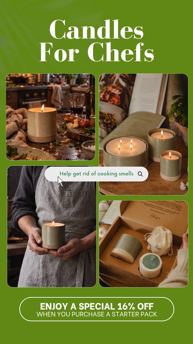 Candles For Chefs, offer